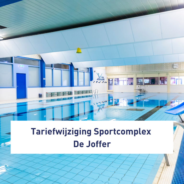 Tariefwijzigingen Bij Sportcomplex De Joffer